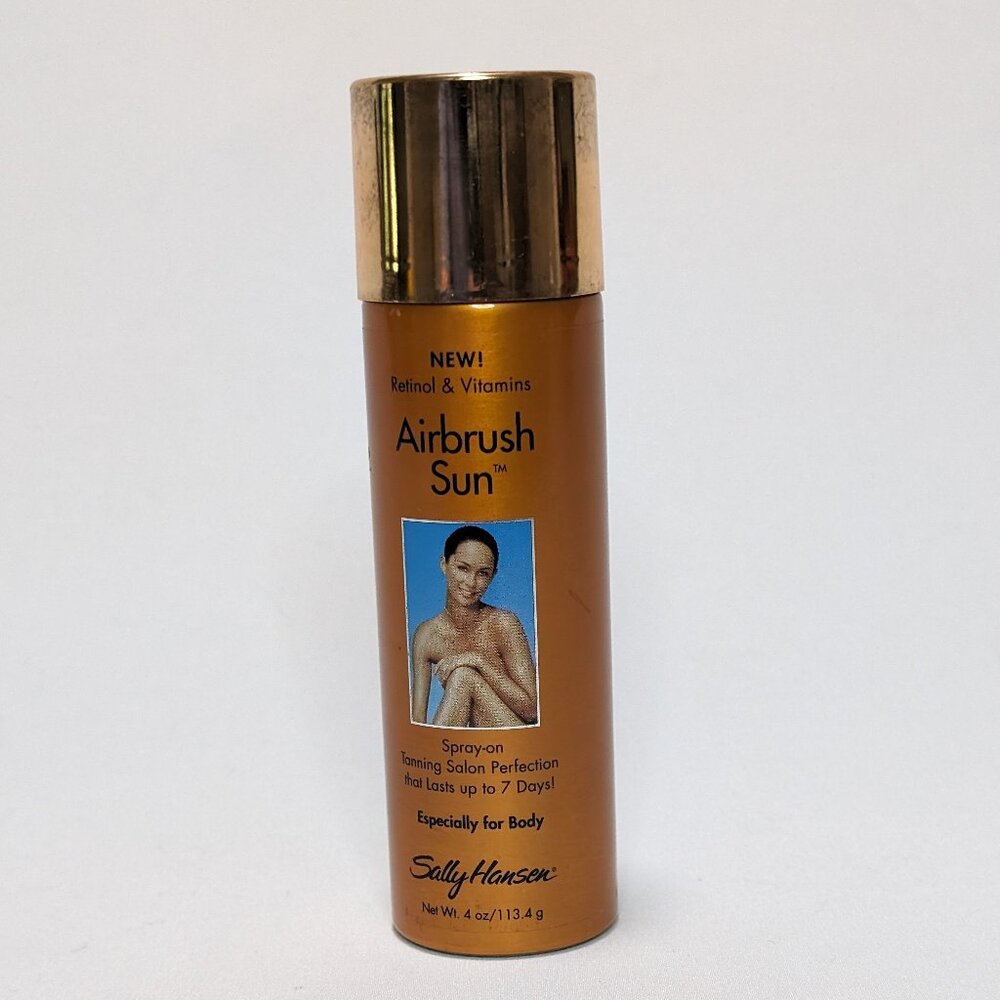 Sally Hansen Airbrush Sun for Face Body 4oz/113.4g Spray On Tanning Perfection